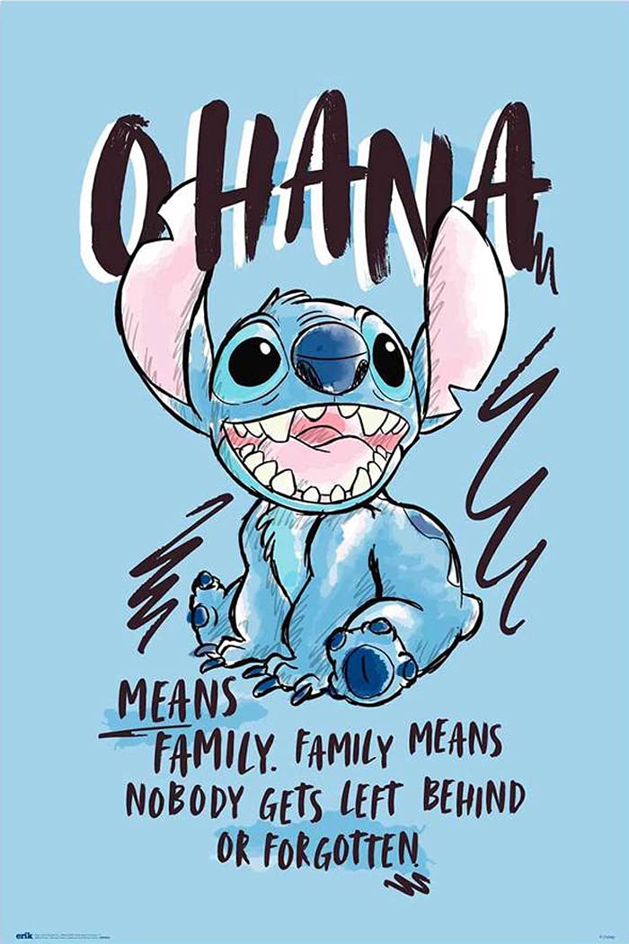 Amazon.co.jp: リロ&スティッチ - テレビ番組ポスター (Ohana
